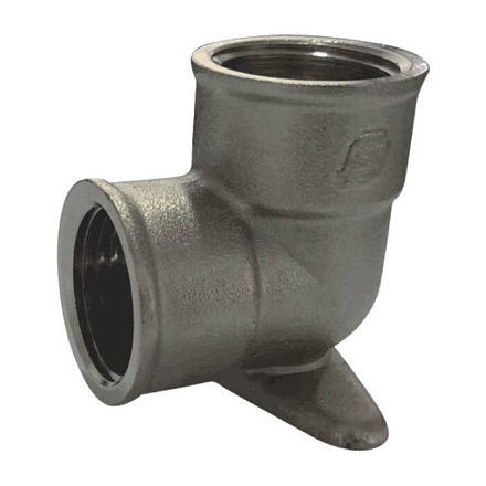 Угольник лат устан Ду15 м/м 2 отверстия никель FN135 SantechSystems