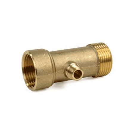 Штуцер трехвыводной 2х1"+1х1/4" лат Unipump 17191