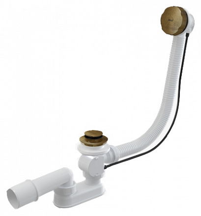 Обвязка для ванны 80см (Alca PLAST) п/автомат (Бронза) А55К-80 см  