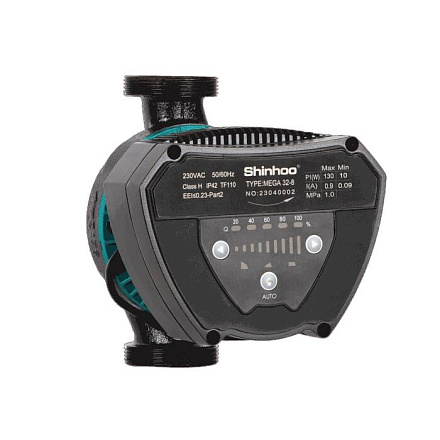 Насос циркул MEGA 25-12 PN10 230В в/к Shinhoo 71121002