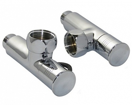 вентиль угловой колпак для полотенцесушителя 1" * 3/4" г/ш (пара) SMART