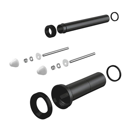 Комплект присоединительный для подвесного унитаза Дн90 L=340мм Alca Plast M9000