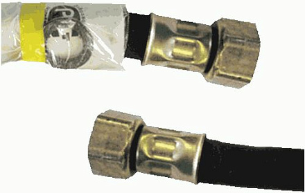 шланг для газовых приборов д.13мм  "гигант" 1/2"в/в 1, 0м. Русло