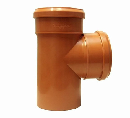 ТРОЙНИК D=110/110 х 90* ПП наружный 