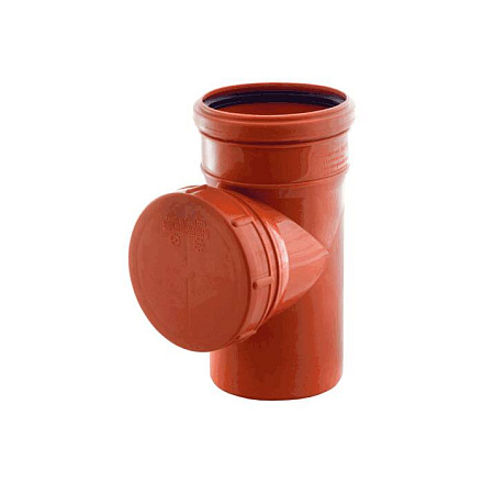 Ревизия PP-B кор б/н Дн110 с крышкой в/к РосТурПласт 36635