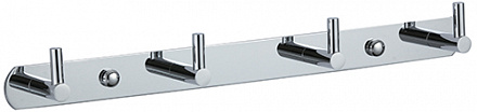714  Планка VIKO с 4-мя крючками (латунь) Chrome