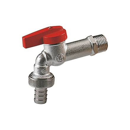 Кран шар водоразб лат Ду15 Ру10, 5 р/штуц флк Giacomini R619IX103