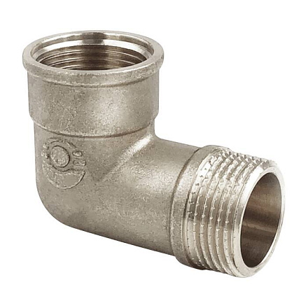 Угольник лат перех Ду15 м/р никель VALFEX VF.092.N.012