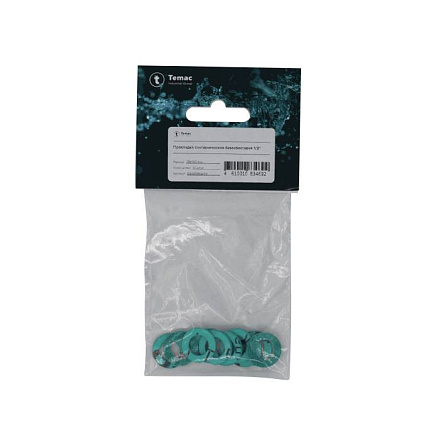 Прокладка безасбест паронит (1/2") 19х11мм h=2мм 10шт ВАТИ-АВТО