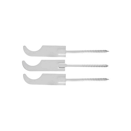 Кронштейн настенный штыревой "сабля" L=185мм стальной для алюминиевых и биметаллических радиаторов O