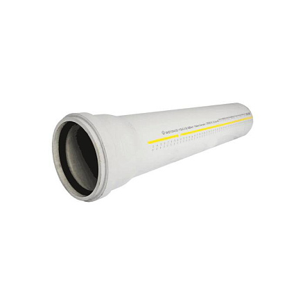 Труба PP-MD сер б/ш Дн110х5, 3 L=3, 0м в/к SKEM Ostendorf 335070