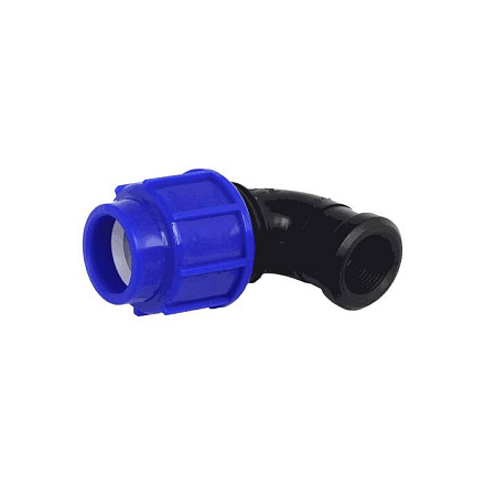 Отвод компресс ПЭ Дн20х3/4"х90гр ВР Ру16 VALFEX 1210012320034