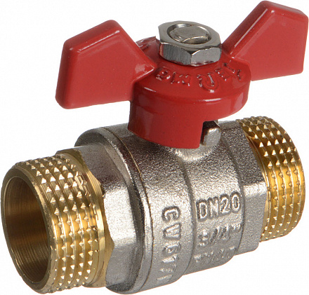 кран шаровой TeRma RED 3/4" н/н бант 31025