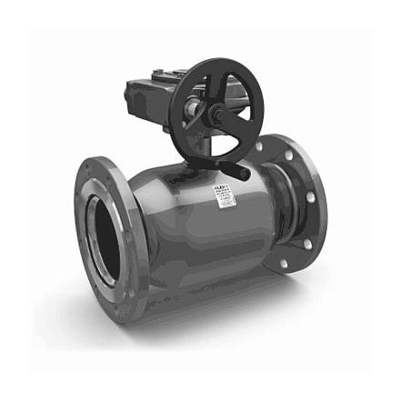 Кран шар ст КШ.Ц.Ф.Р Ду100 Ру16 фл ред LD 100/080.016.Н/П.02