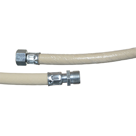 шланг для газовых приборов БЕЛЫЙ 1/2" в/н 1, 2 м. Русло