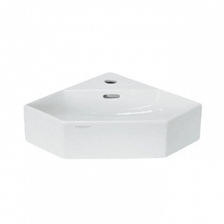 Умывальник угловой меб Line 50 1/вел 1/отв Sanita Luxe LIN35SLWB01