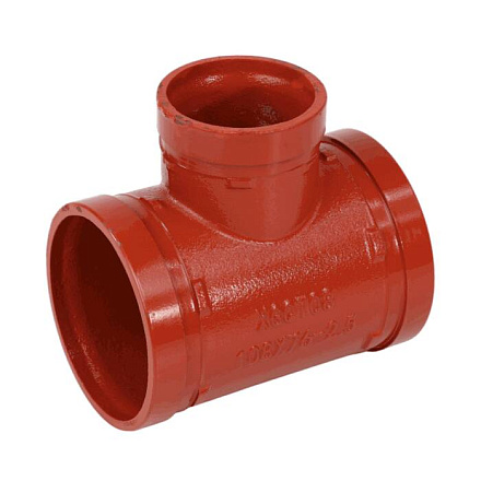 Тройник перех п/муфту Ду50х32(Дн60х42) грувлок XGQT08 JIANZHI