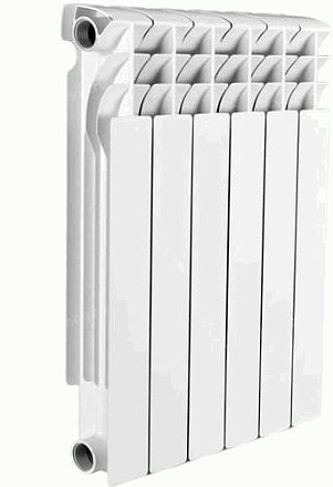 радиатор алюминиевый 350/80 Delta Plus  6 секц. Ogint