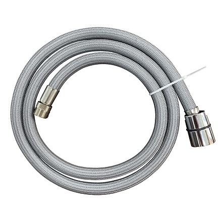 шланг д/смесителя с выдвижным изливом MELODIA KITCHEN/Кухня 1/2"*M15*1, d12мм, L150см, серый MKP2900