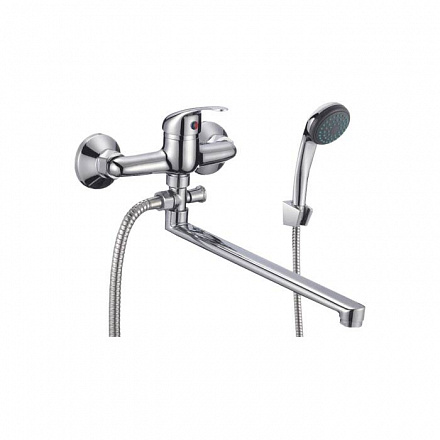 Смес/ванна П-серия однор дл/изл плоск Lобр в/к Прораб Славен СЛ-ОД-П31