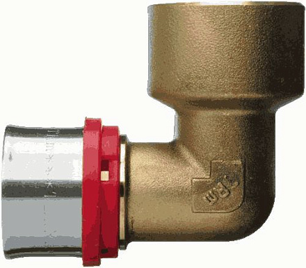 пресс уголок 32*1" с внутр.резьбой  красн.кольцо TRm 02545