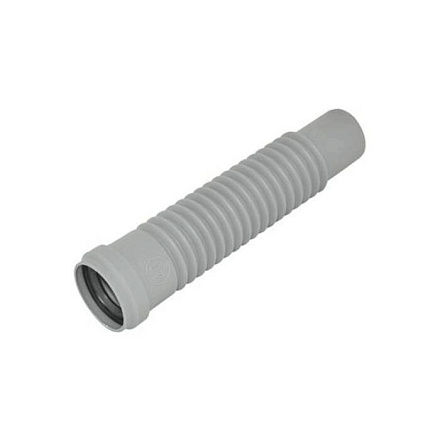 Патрубок PP-H сер б/н Дн50 гибкий в/к РосТурПласт 36649