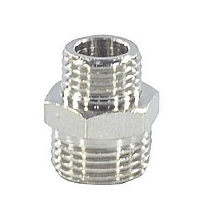 Ниппель лат перех Ду25х15 НР никель VALFEX VF.580.N.100.012