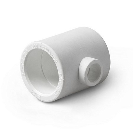 ТРОЙНИК перех. ф75 х 25 х 75 (Pro Aqua) PP-R / 2