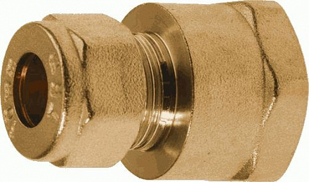 переходник 1/2"в-3/8"н с цангой лат. TRm 06333