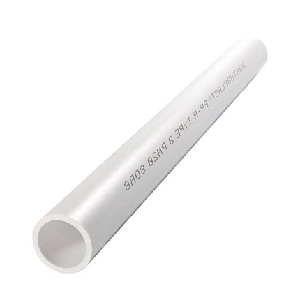 Труба PP-R бел Дн90х15, 0 Ру20 SDR6 80С 4м РосТурПласт 15663 .