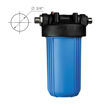 фильтр магистральный BB10" Барьер ПРОФИ (Подкл. лат.резьба 3/4" ключ в комплекте) ДПМ Н460Р04