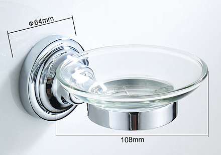 мыльница LEDEME настенная стекло L1402