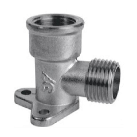 Угольник лат устан Ду15 м/р 3 отверстия никель FN136 SantechSystems