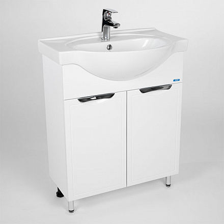 тумба Лима (ERICA 70) 2 двери, белая 31х66х82 без умывальника