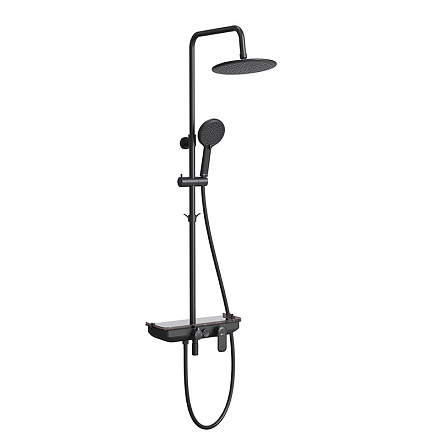 душевая система LEMARK Tropic Тропический дождь, черный LM7012BL