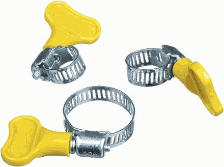 хомут 7/8" 13-23мм пл. ручка TeRma 24173