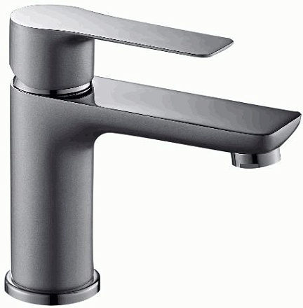 смеситель умывальник ROSSINKA картридж 35мм монолитный перламутр/хром RS35-11PC