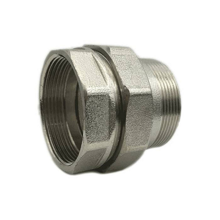 Соединитель лат американка Ду40 м/р никель FN182 SantechSystems