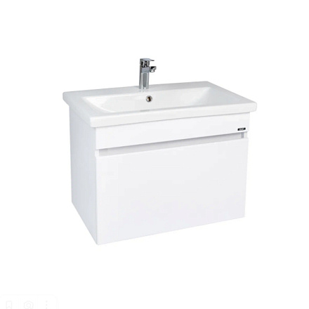 тумба Мальта (COMO 50) 1 ящик подвесная, белая 38х46х50 без умывальника