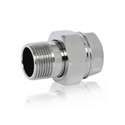 Соединитель лат американка Ду20 м/р хр Giacomini R18X004