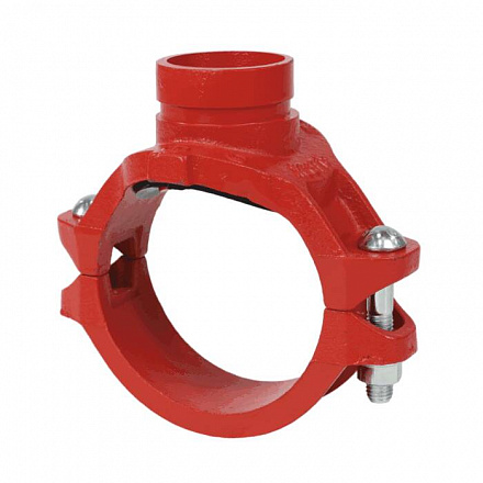 Отвод(седелка) п/муфту Ду200х65(Дн219х76) грувлок XGQT15 JIANZHI