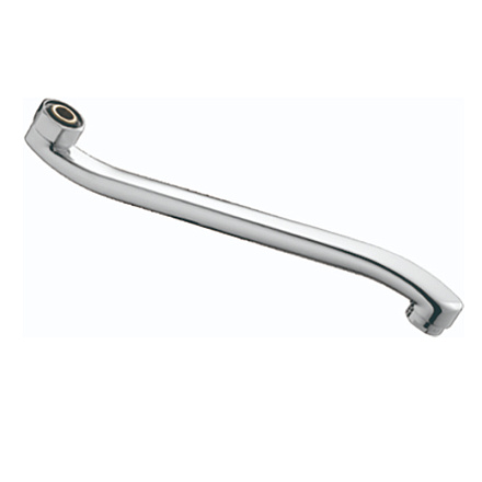 излив для смесителя для ванны плоский S-образный с аэратором 50см LEDEME L50S