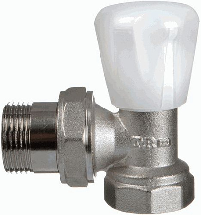 кран для радиатора угловой 3/4" с ручной регулировкой TeRma (33954)