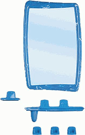 набор для ванной BEROSSI 5115 рубиновый перламутр