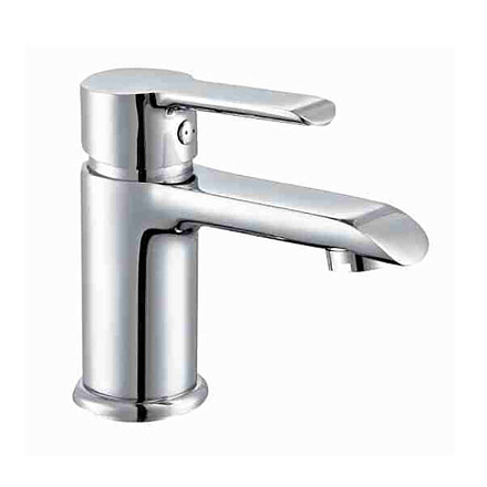 смеситель умывальник MELODIA Metallica/Металлик картридж 35мм низкий хром MDV35520