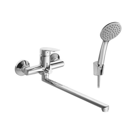 Смес/ванна Марион однор дл/изл плоск Lобр в/к Santek WH5A12006C001