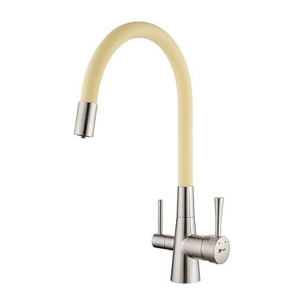смеситель кухня LEMARK Comfort с подключением к фильтру с питьевой водой LM3075BN-Beige
