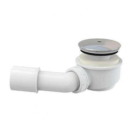 Сифон д/поддона h=58мм 1 1/2"x60 пер/тр 45гр хром Alca A471CR-60