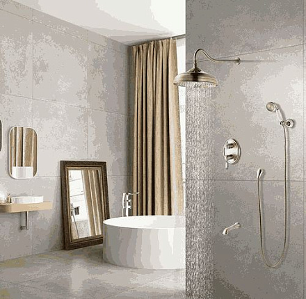 душевая система LEMARK Villa Тропический дождь, встраиваемая, бронза LM4822B