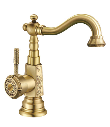 смеситель умывальник/кухня LEMARK Jasmine поворотный излив, бронза LM6604B/00